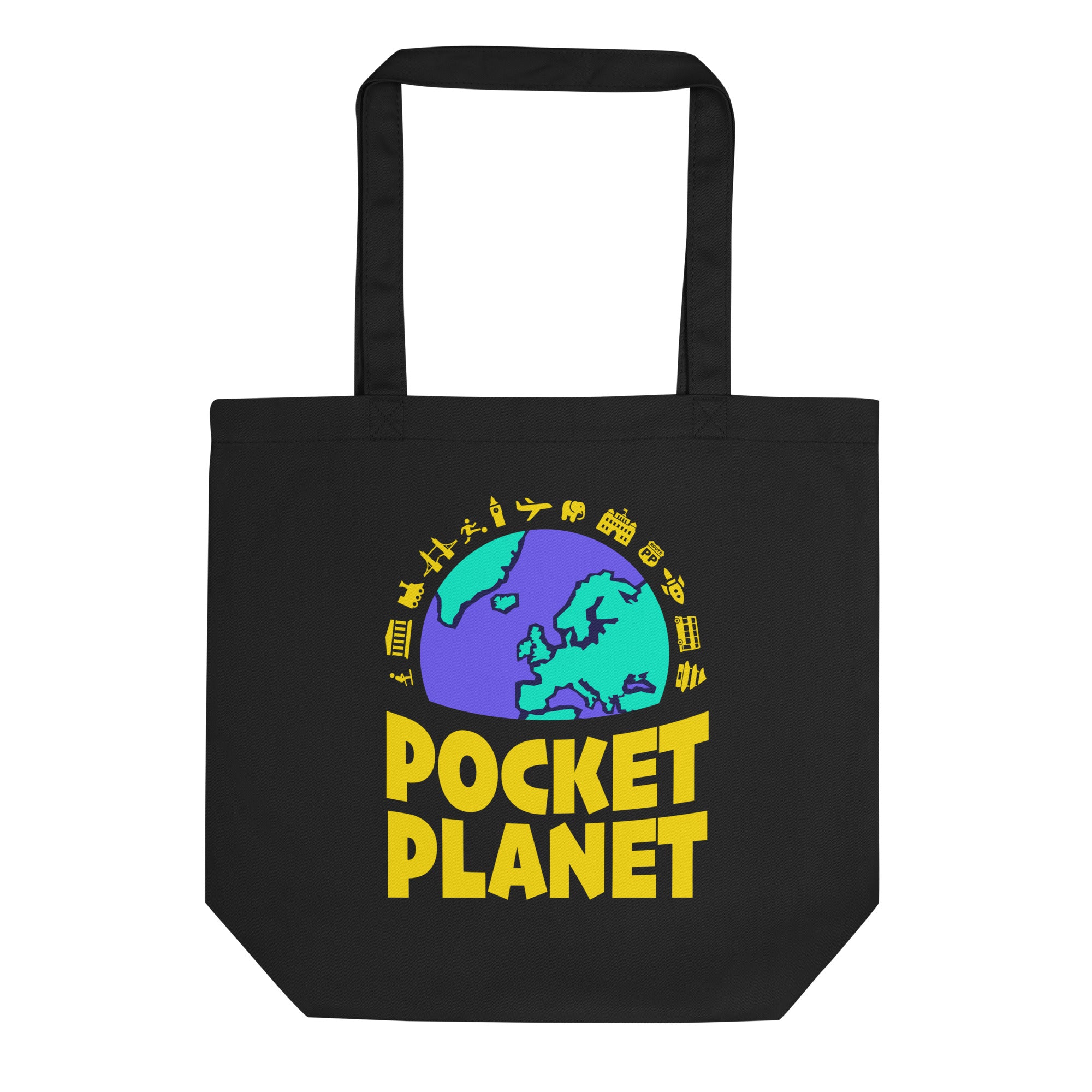 Pocket Planet Tote Bag